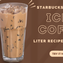 Iced Coffee Starbucks Copycat Liter Version
