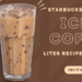 Iced Coffee Starbucks Copycat Liter Version