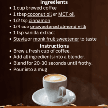 JavaFit slim sip froth brew recipe free download