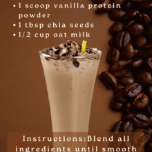 Protein packed coffee smoothie recipe