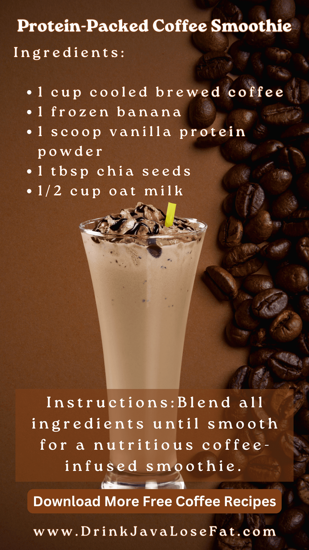Protein-Packed Coffee Smoothie - Drink Coffee & Lose Weight